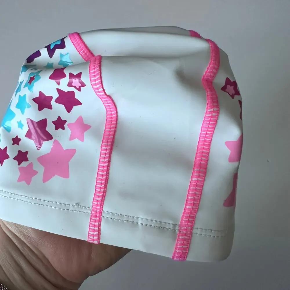 Decathlon SILICONE 500 PRINT MESH SWIM CAP